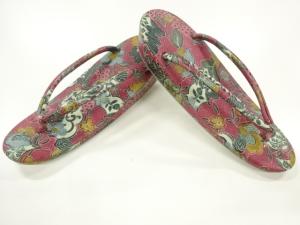 花唐草模様草履（23センチ）